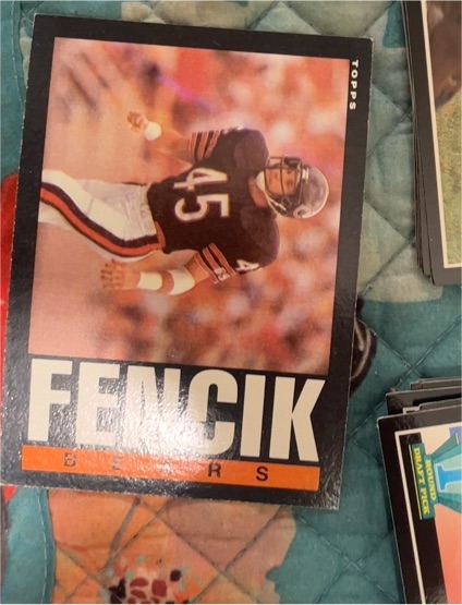 1985 Topps #45 Gary Fencik — front
