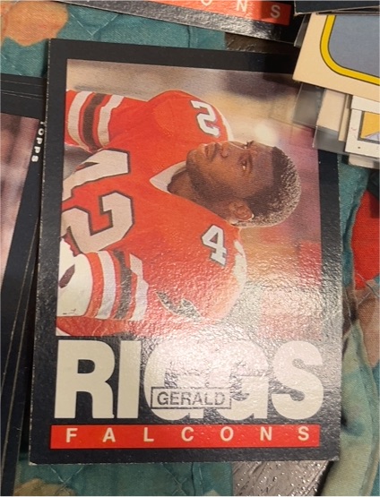 1985 Topps #19 Gerald Riggs — front