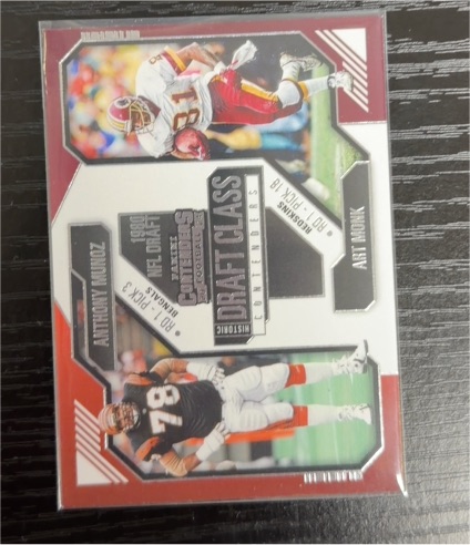 2024 Panini Contenders #4 Anthony Munoz / Art Monk Historic Draft Class — front
