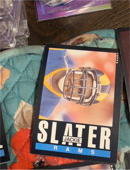 1985 Topps #86 Jackie Slater — front