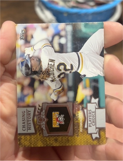 2013 Topps Chasing History #CH-22 Andrew McCutchen — front