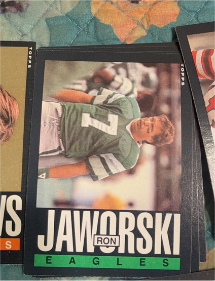 1985 Topps #132 Ron Jaworski — front