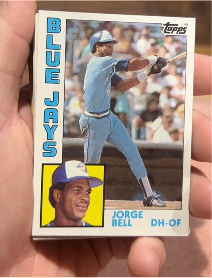 1984 Topps #278 Jorge Bell — front