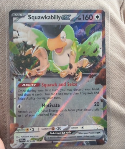 2024 Pokémon #075 Squawkabilly ex — front