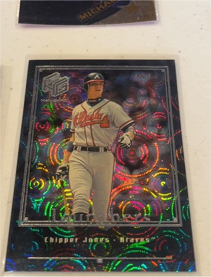 1999 Upper Deck HoloGrFX Launchers #L9 Chipper Jones — front