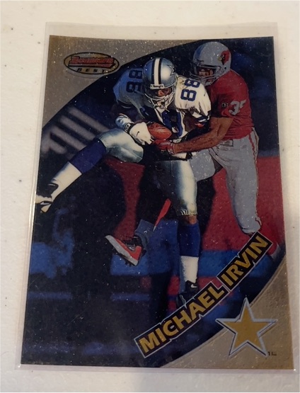 1997 Bowman's Best #91 Michael Irvin — front