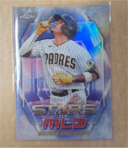 2023 Topps Chrome Stars of MLB #SMLBC-55 Manny Machado — front