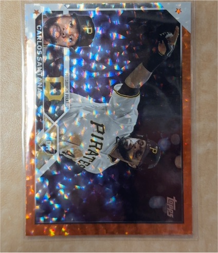 2023 Topps #572 Carlos Santana — front