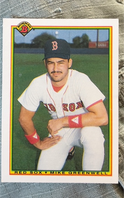 1990 Bowman #274 Mike Greenwell — front