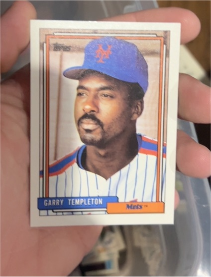 1992 Topps #772 Garry Templeton — front