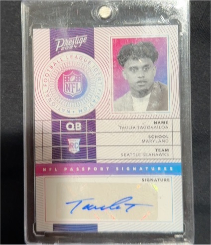 2024 Panini Prestige NFL Passport Signatures #NPS-TAG Taulia Tagovailoa — front