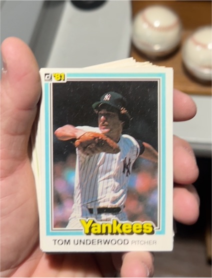 1981 Donruss #81 Tom Underwood — front
