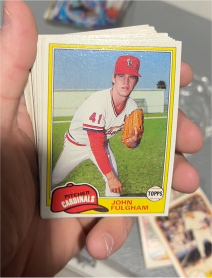 1981 Topps #523 John Fulgham — front