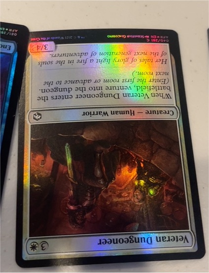 2021 Magic: The Gathering #31 Veteran Dungeoneer — front
