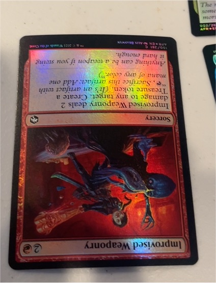 2021 Magic: The Gathering Innistrad: Midnight Hunt #246 Imprisoned Weaponry — front