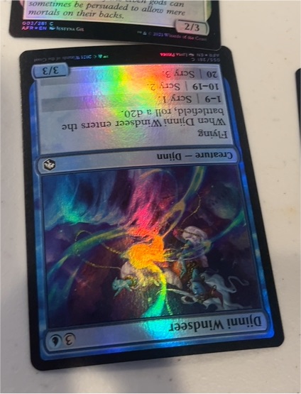 2023 Magic: The Gathering #3 Dinin Windseer — front