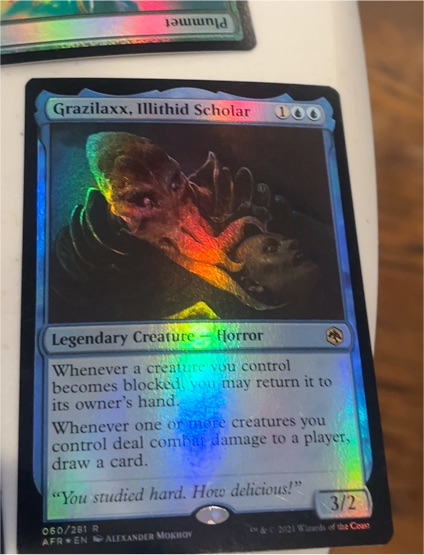 2021 Magic: The Gathering #060 Grazilaxx, Illithid Scholar — front