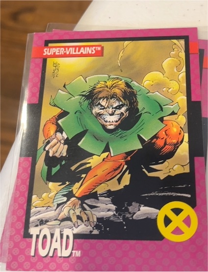 1992 Impel X-Men Super-Villains #65 Toad — front