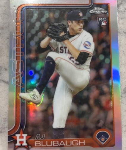 2025 Topps Chrome Update #USC163 AJ Blubaugh — front