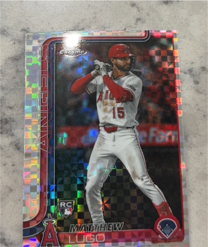 2025 Topps Chrome Update #USC166 Matthew Lugo — front