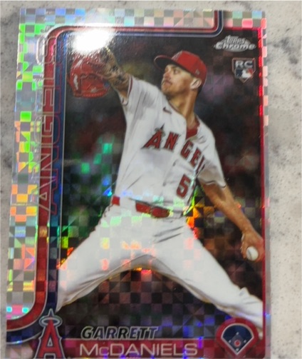 2025 Topps Baseball Update #US17 Garrett McDaniels — front