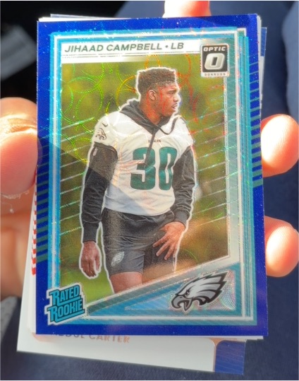 2025 Donruss Optic #343 Jihaad Campbell Rated Rookie — front