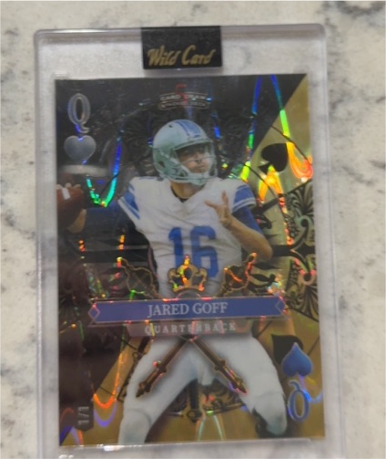 2024 Wild Card 5 Card Draw Stacked Deck #Jared Goff — front