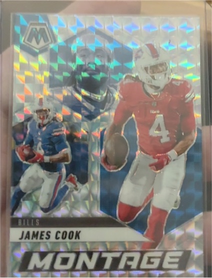 2020 Panini Mosaic Montage James Cook — front