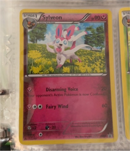 2013 Pokémon XY Black Star Promo #XY04 Sylveon — front