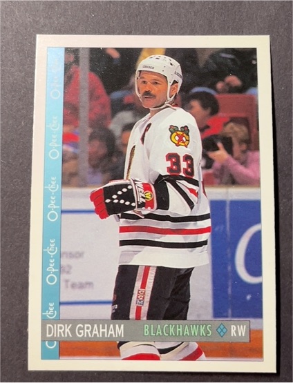1992-93 O-Pee-Chee #210 Dirk Graham — front