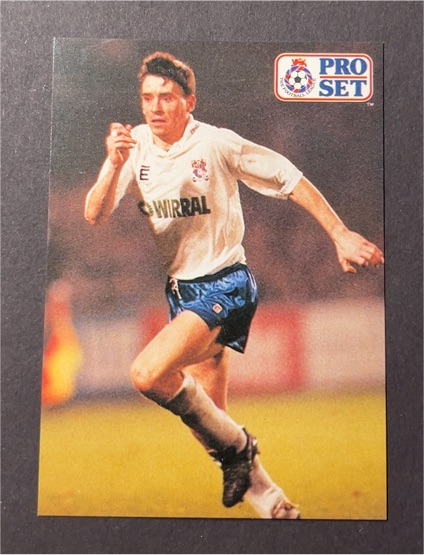 1991-92 Pro Set Soccer Tranmere Rovers Player — front