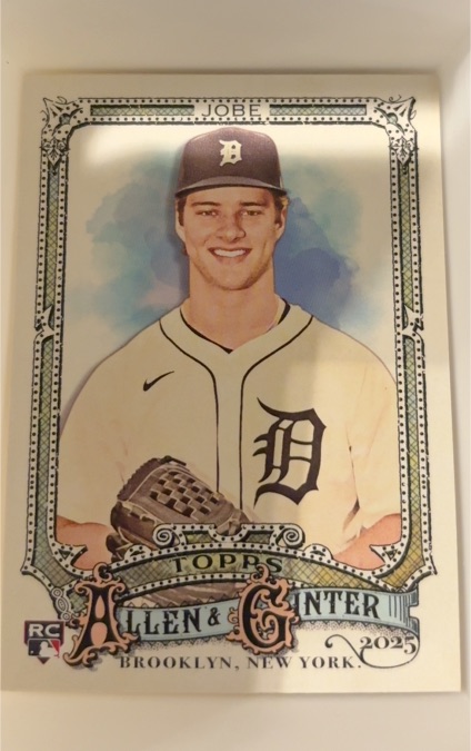 2025 Topps Allen & Ginter #75 Jackson Jobe — front
