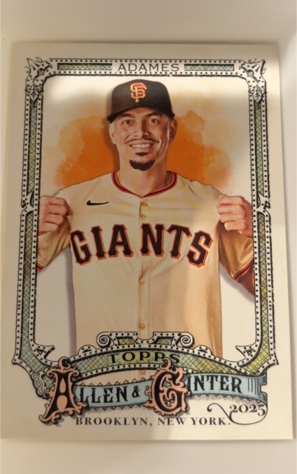 2025 Topps Allen & Ginter #129 Willy Adames — front