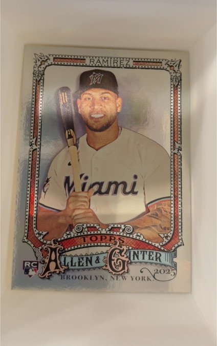 2025 Topps Allen & Ginter #218 Agustin Ramirez — front