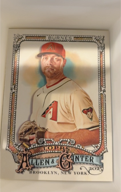 2025 Topps Allen & Ginter #195 Corbin Burnes — front
