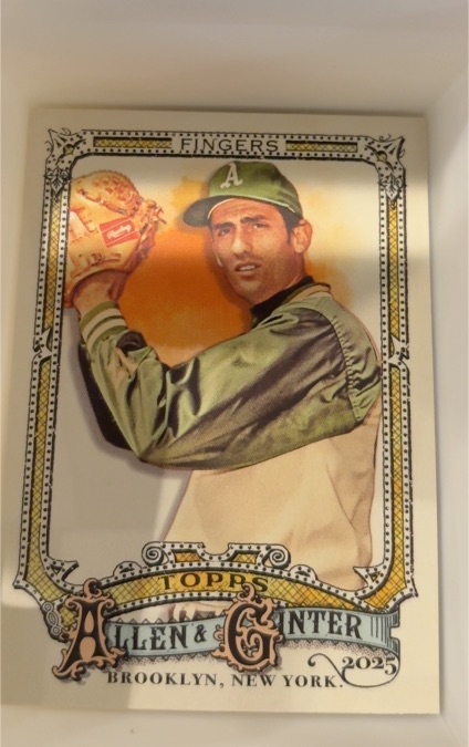 2025 Topps Allen & Ginter #328 Rollie Fingers — front