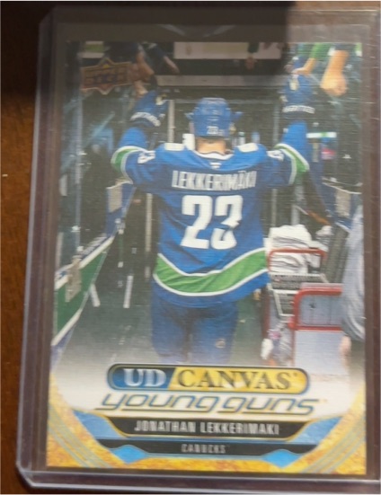 2024-25 Upper Deck Extended Series UD Canvas #C364 Jonathan Lekkerimaki — front