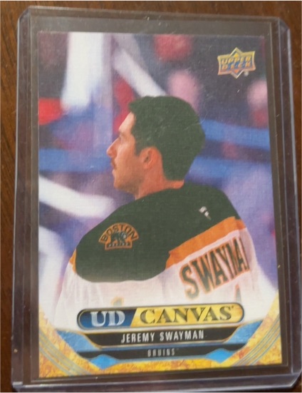 2024-25 Upper Deck Extended Series UD Canvas #C310 Jeremy Swayman — front