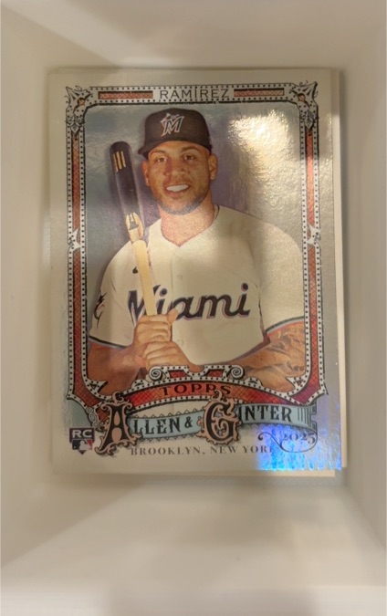 2025 Topps Allen & Ginter #218 Agustin Ramirez — front