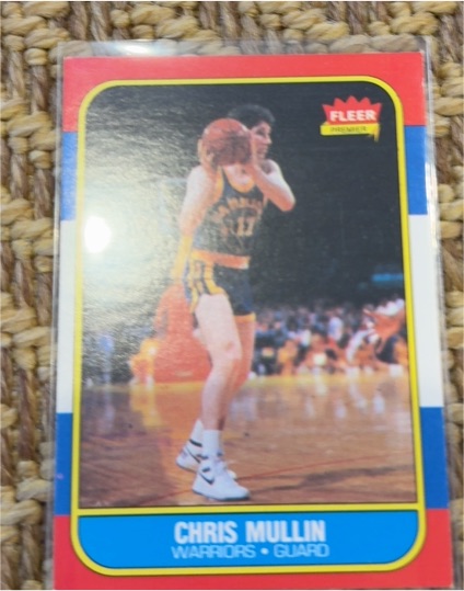 1986 Fleer #77 Chris Mullin — front