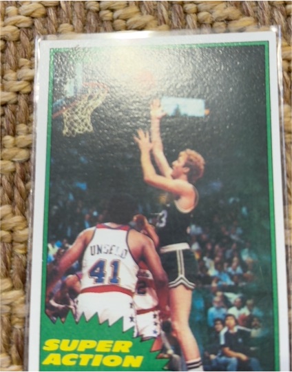 1981-82 Topps #E101 Larry Bird — front