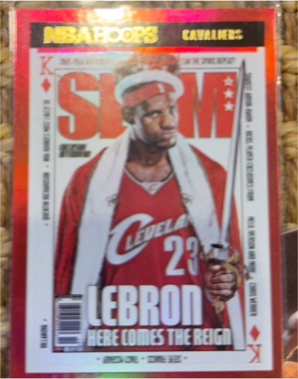2021-22 Panini NBA Hoops Slam #SLAM #93 LeBron James — front