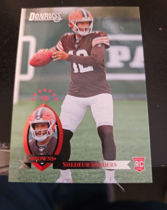 2025 Panini Donruss #2 Shedeur Sanders Retro 1995 — front