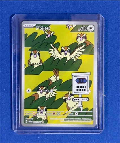 2023 Pokémon TCG SV03 #207 Pidgey Obsidian Flames Illustration Rare — front