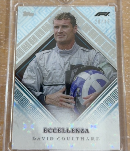 2024 Topps Eccellenza #28/49 David Coulthard — front