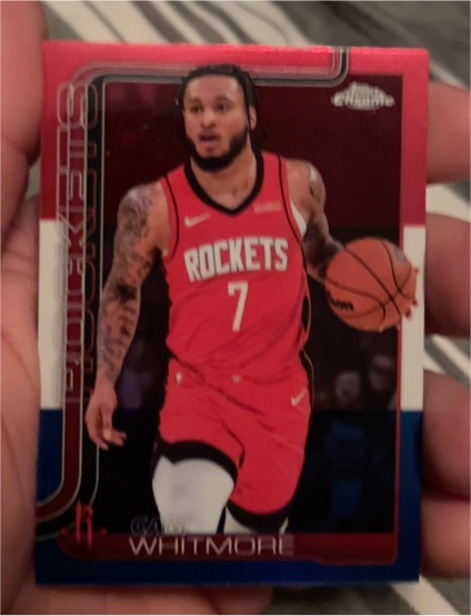 2025-26 Topps Chrome #86 Cam Whitmore — front