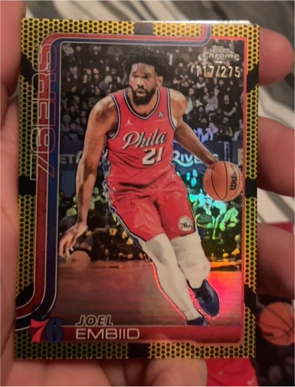 2025-26 Topps Chrome #149 Joel Embiid — front
