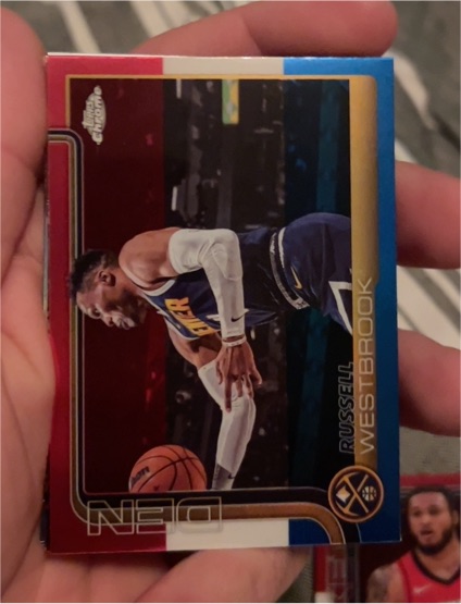 2025-26 Topps Chrome #15 Russell Westbrook — front