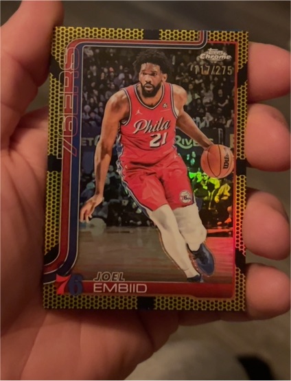 2025-26 Topps Chrome #149 Joel Embiid — front