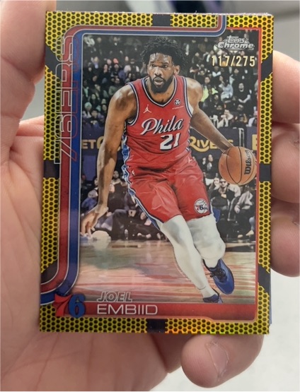 2025-26 Topps Chrome #149 Joel Embiid — front